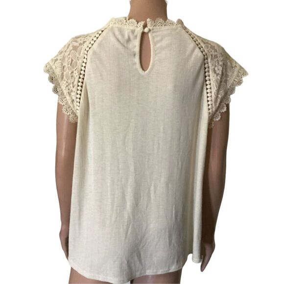 Sweet Wanderer Boho Peasant Top L - Picture 2 of 8